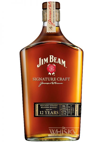 Signature aus Whiskey 12 / Jahre Bourbon Jim Beam Kentucky
