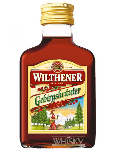 Wilthener Gebirgskräuter Kräuterlikör 0,1 Liter - 1aWhisky - Ihr Whisky, Rum,  Vodka Online Shop rund um die Spirituose.