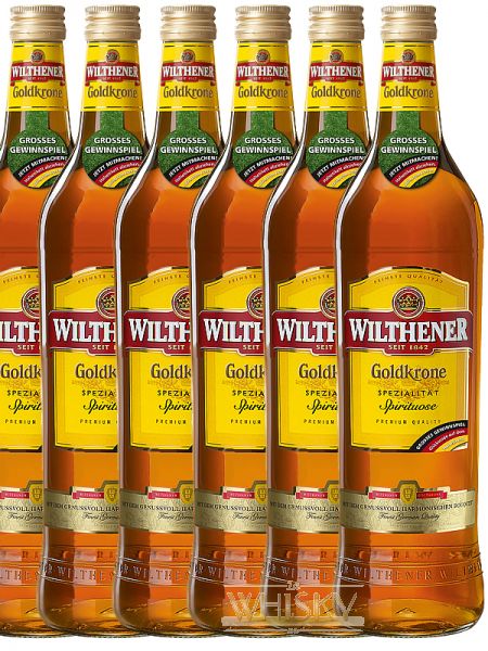 Wilthener 0,7 x Liter Weinbrand 6 Goldkrone