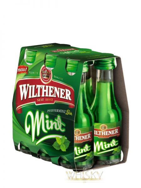 Wilthener Pfefferminz Likör 6 x 0,02 Liter Six Pack - 1aWhisky - Ihr Whisky,  Rum, Vodka Online Shop rund um die Spirituose.