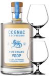 A. De Fussigny Cognac VSOP PURE ORGANIC (6737) mit Geschenkpackung und 2 Glsern 0,7 Liter